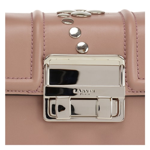 【包郵包稅】Lanvin/浪凡 女士 小牛皮 金屬裝飾 單肩包 BR