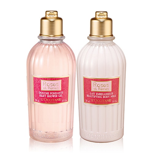 L'OCCITANE/歐舒丹玫瑰皇后沐浴潤膚套裝（沐浴啫喱250ml+潤膚露250ml)）