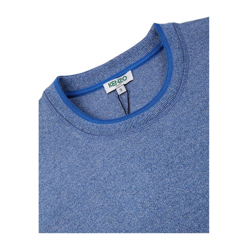 KENZO/高田賢三 小圖案logo長袖圓領男士衛衣4MA