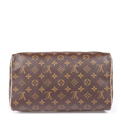 Louis Vuitton/路易威登 SPEEDY 30 Monogram帆布 牛皮 女士 手袋 手提包 M41108