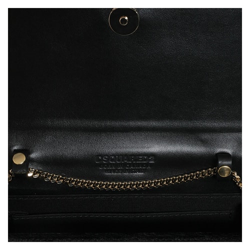 【包郵包稅】Dsquared2/D二次方 女士 金屬logo點綴 手拿包 EB