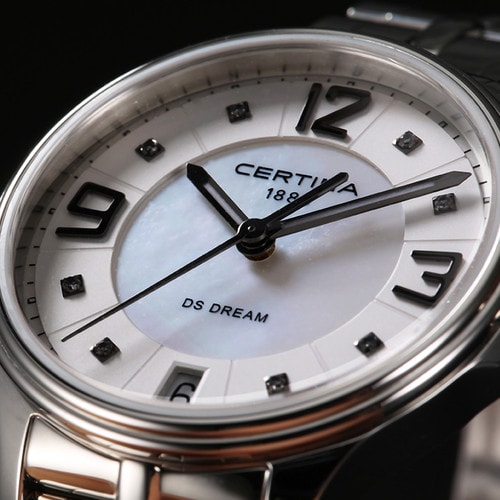 certina/雪鐵納夢想系列鋼帶女表C021.210.11.116.00
