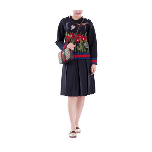 GUCCI/古馳 純棉圓領長袖時尚休閑女士衛衣 GU2631201599 434507