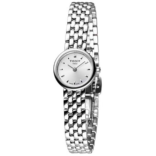 TISSOT/天梭手表 T-LADY系列時尚休閑鋼帶石英女表T058.009.11.031.00