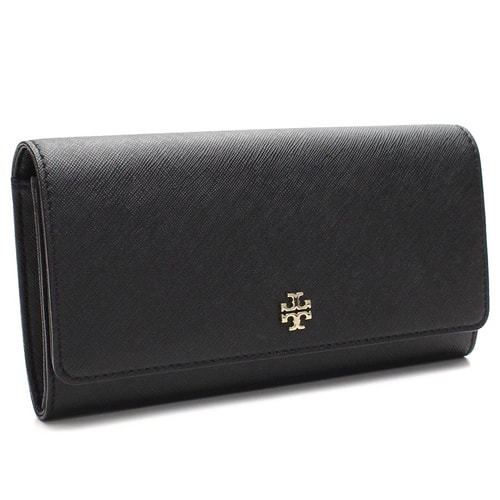 Tory Burch/湯麗柏琦 女士黑色牛皮長款錢包 11169072 001