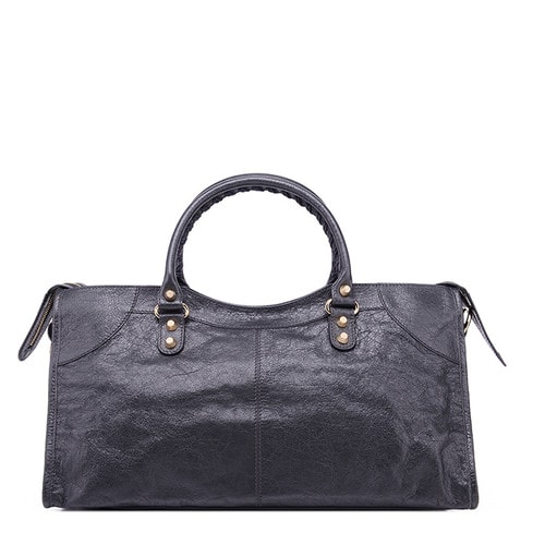 Balenciaga/巴黎世家中性款式機車包羊皮手提包282009 D94JG