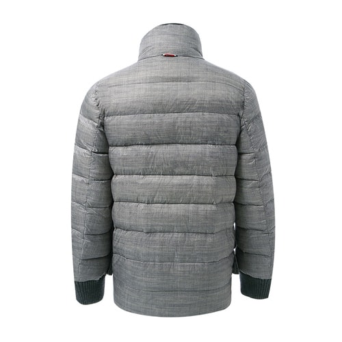 Moncler/蒙克萊 男士外套 尼龍幾何印花拼接立領男士羽絨服