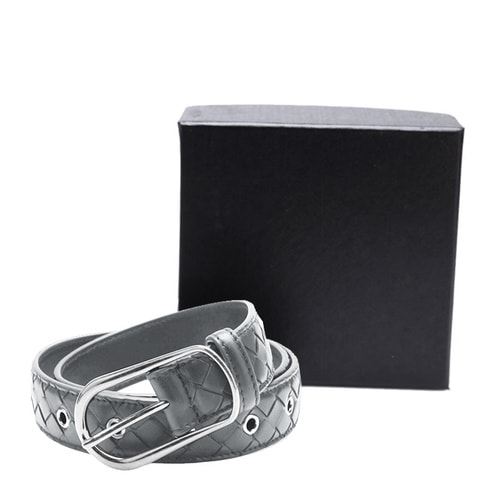Bottega Veneta/葆蝶家 女士羊皮灰色腰帶 369199 VAA0C 8522
