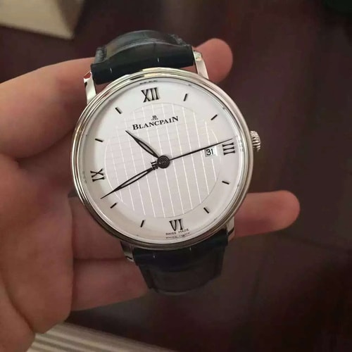 BLANCPAIN/寶珀 VILLERET 精鋼機(jī)械男表 6651-1143-55B