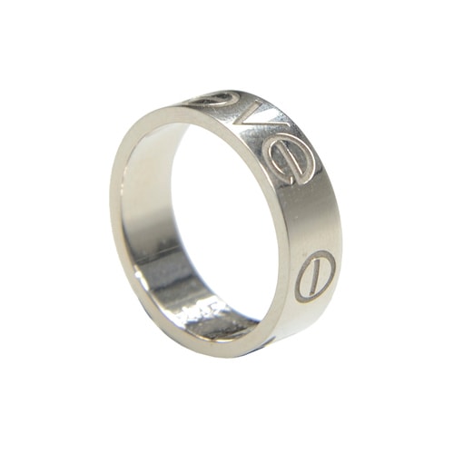 CARTIER/卡地亞 LOVE白金戒指 B4085551