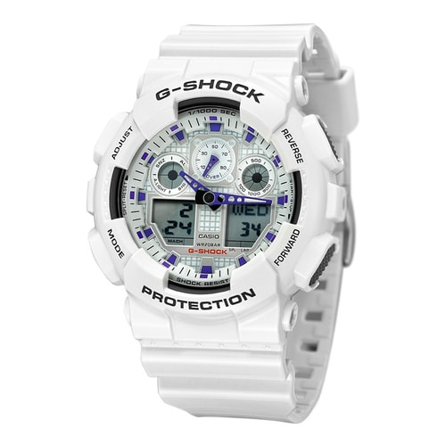 CASIO/卡西歐手表 G-SHOCK系列 雙顯電子男表GA-100A-7A