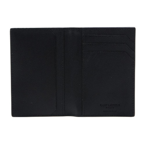 Yves saint Laurent/圣羅蘭 男士黑色牛皮卡包錢包 396276 BTY0N 1000